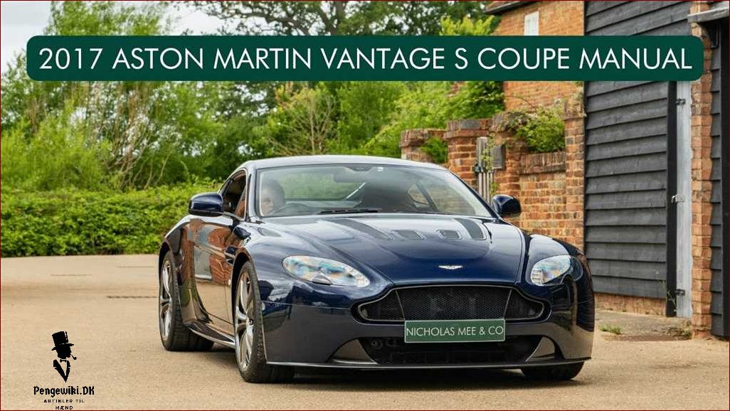 Aston Martin V8 Vantage - Alt hvad du behøver at vide