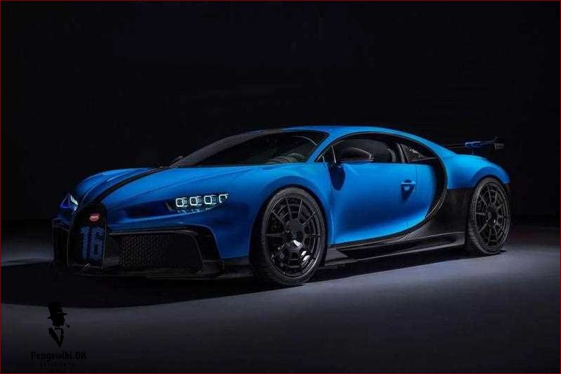 Bugatti chiron pur sport Den ultimative luksusbil med ekstrem ydeevne