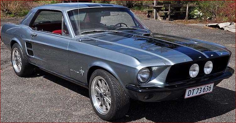 Ford Mustang 1967 Shelby GT500 - Klassisk amerikansk bil fra Ford