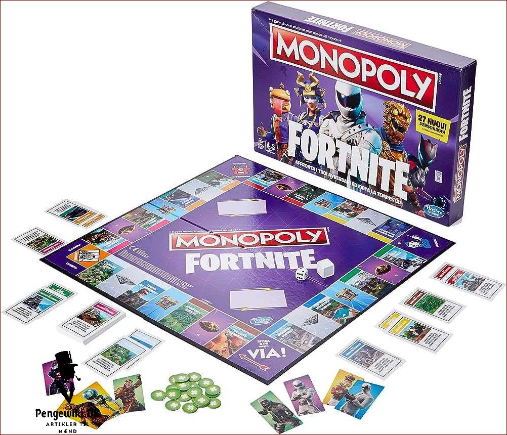 Fortnite monopoly - det ultimative spil for fans af Fortnite | Spil med dine yndlings Fortnite-karakterer