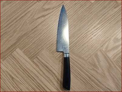 Størrelsen af kniven