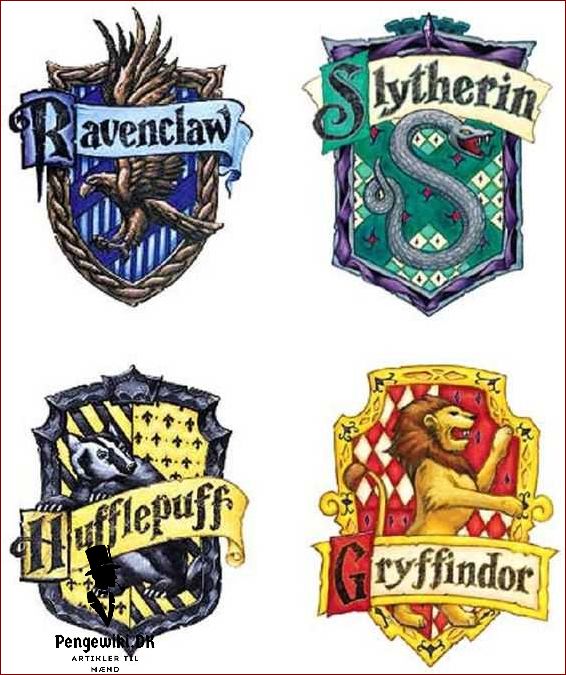 Harry Potter huse - Find dit Hogwarts-hus