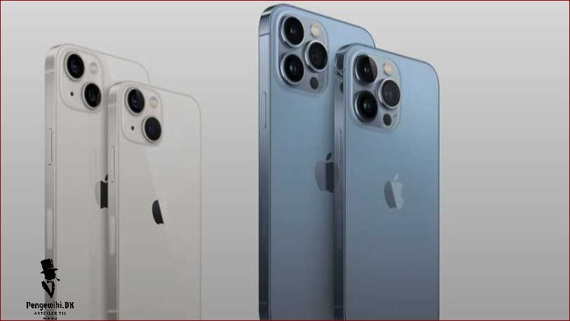 Hvad koster en iPhone 13? Priser og sammenligning i Danmark