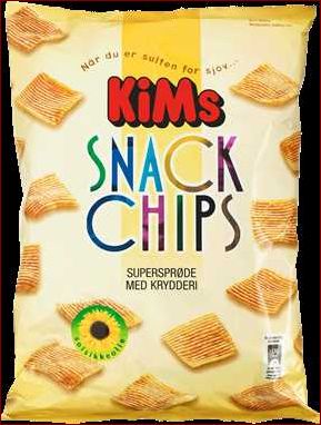 Kims feriechips - Smagfulde og sprøde chips til din ferie