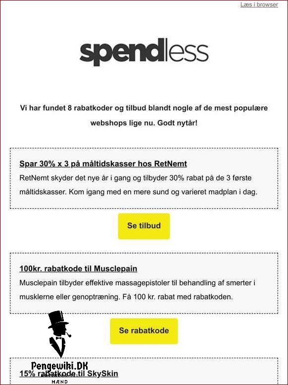 Klædeskabet rabatkode - Spar penge på tøj og accessories