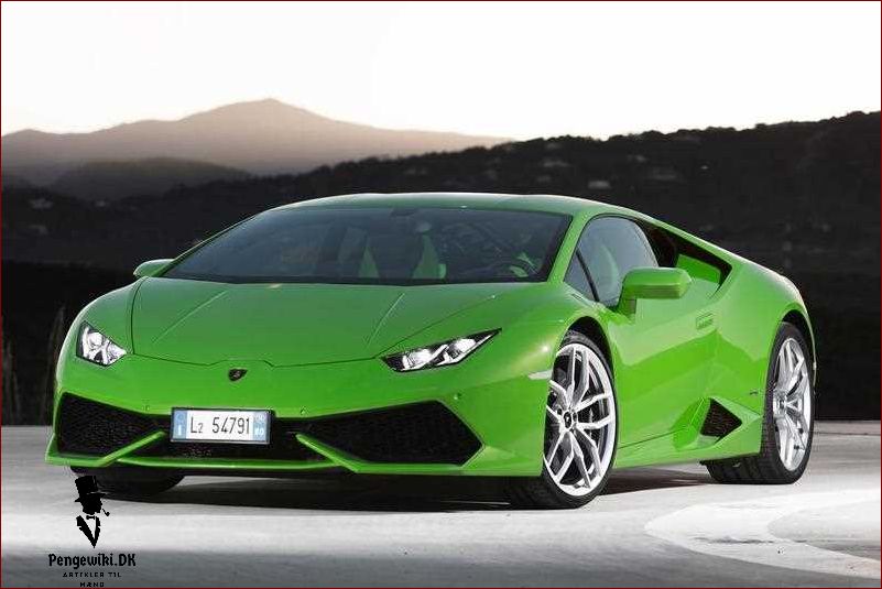 Specifikationer og ydeevne af Lamborghini Huracan