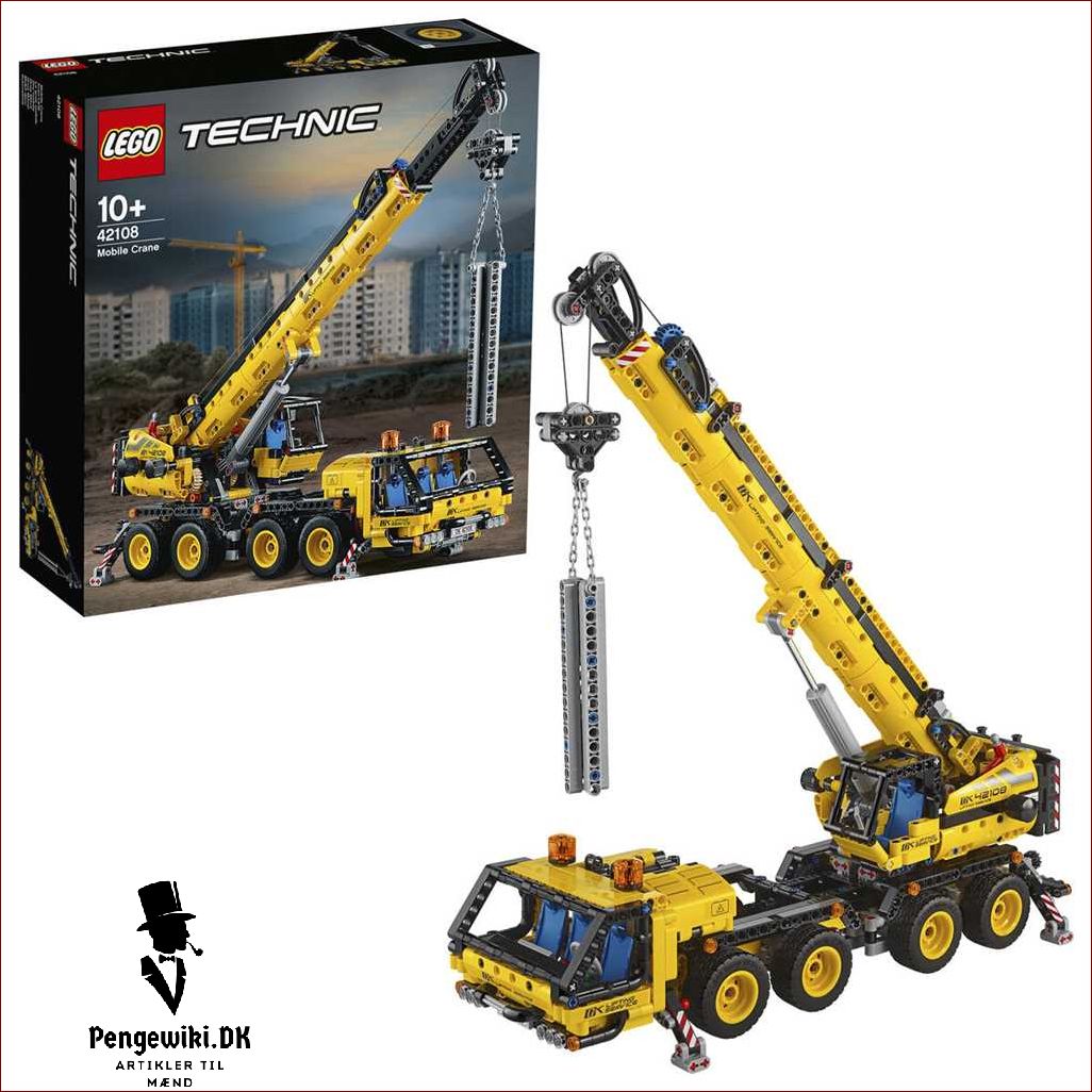 Lego kran - Byg og løft med legokraner