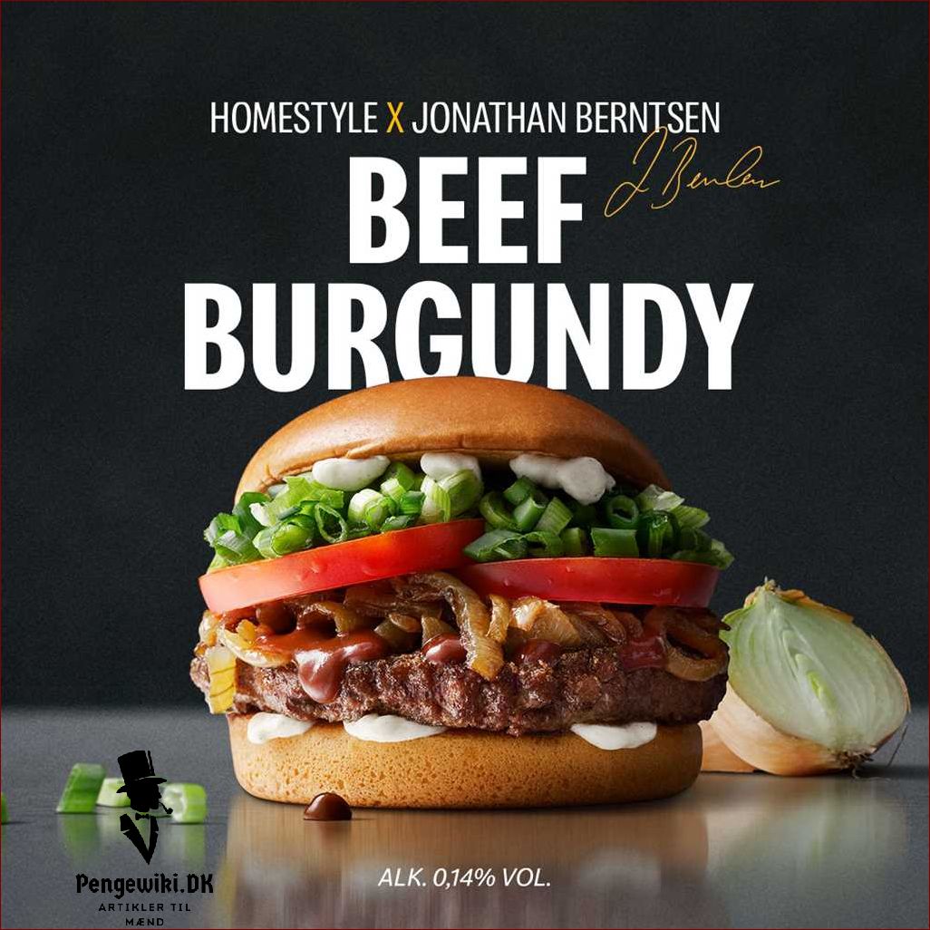 Mcd homestyle burger - Den perfekte burger til hjemmet