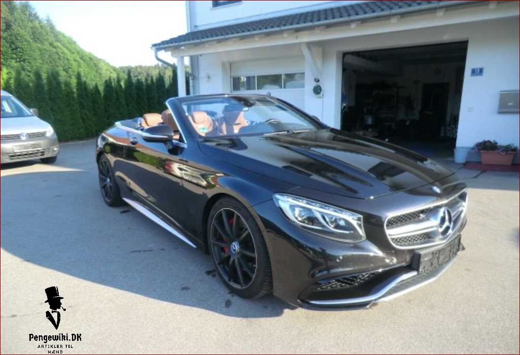 Mercedes s63 amg coupe - kraftfuld og luksuriøs bil