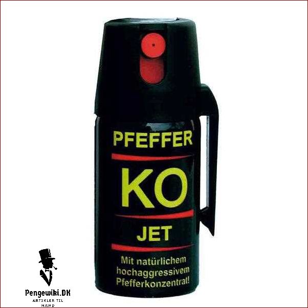 Peber spray: Alt hvad du behøver at vide om peberspray