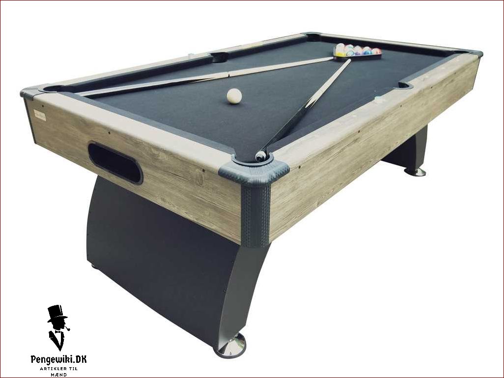 Pool bord - Find det perfekte poolbord til dit hjem