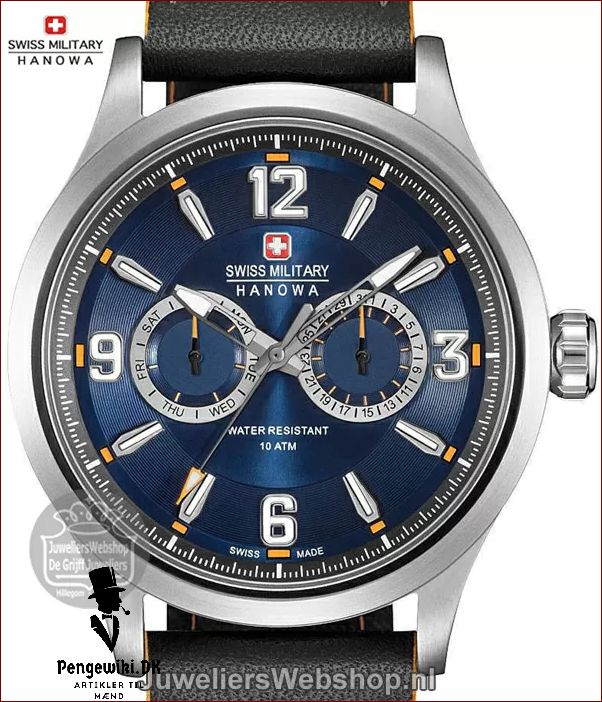 Køb autentiske schweiziske armbåndsure online - Swiss military hanowa