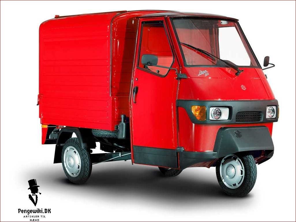 Tuk tuk ape 50 - Find din perfekte trehjulede scooter her