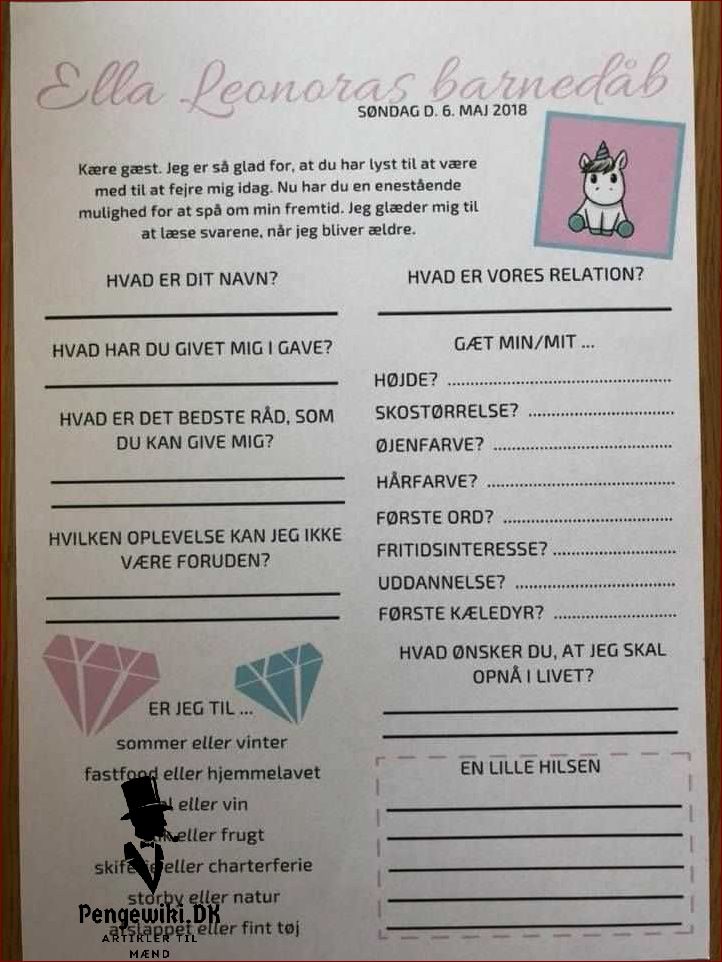 Underholdning til barnedåb - Sjove og kreative ideer til børnefesten