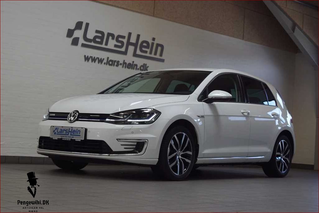 Volkswagen golf e - Elektrisk køreglæde på vejen