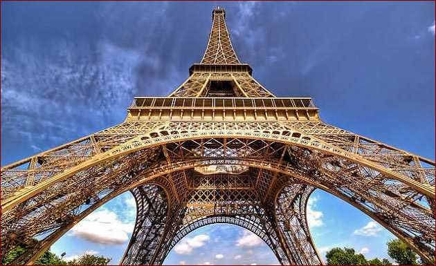 Eiffeltårnets restauranter og butikker
