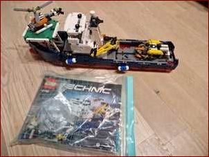 Udforsk havet med Lego-skibe