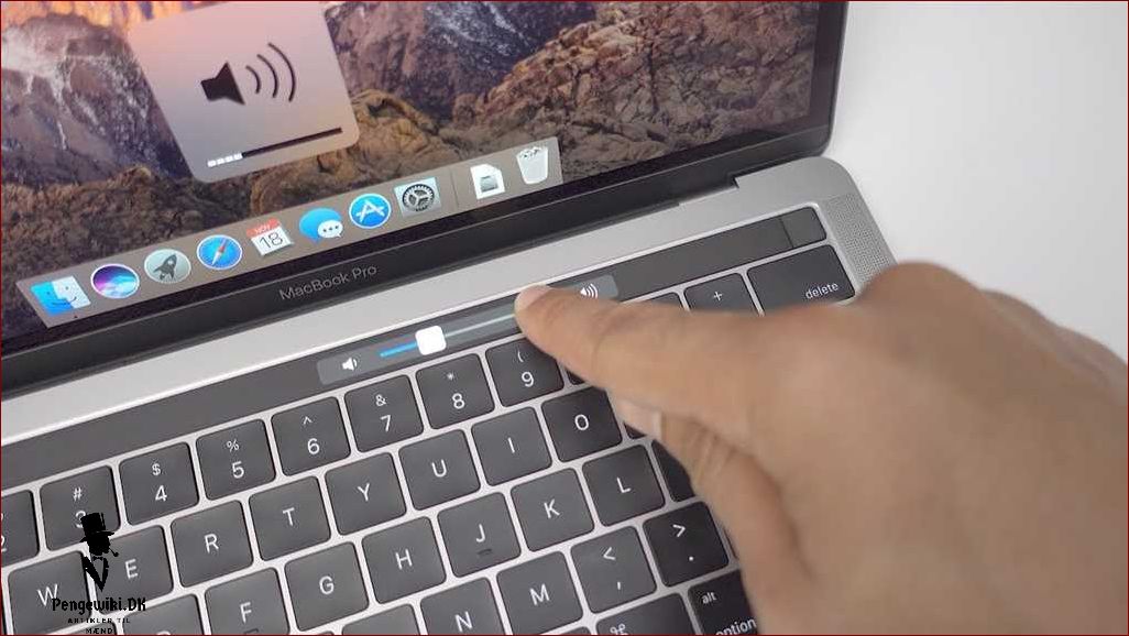 Introduktion til Macbook touchbar